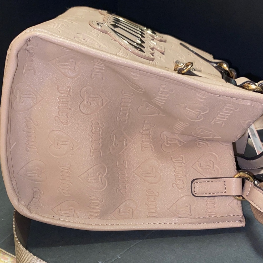 NWT. Juicy Couture Beige Upgrade U Mini Tote - Picture 11 of 15